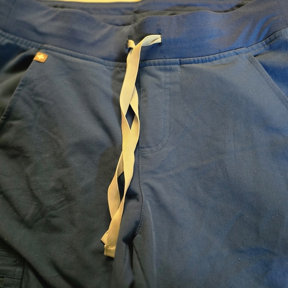 Figs Womens Vibrant Blue Scrub Joggers - Picture 4 of 10
